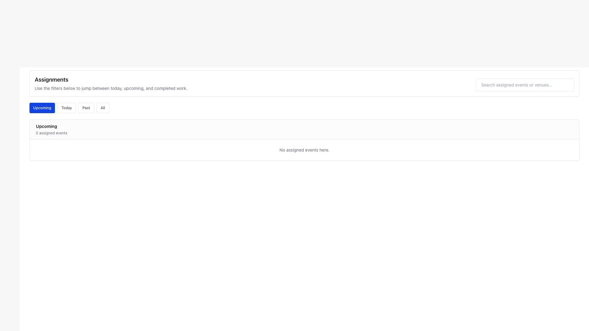 Services: My Assignments & Workflow — End to End preview