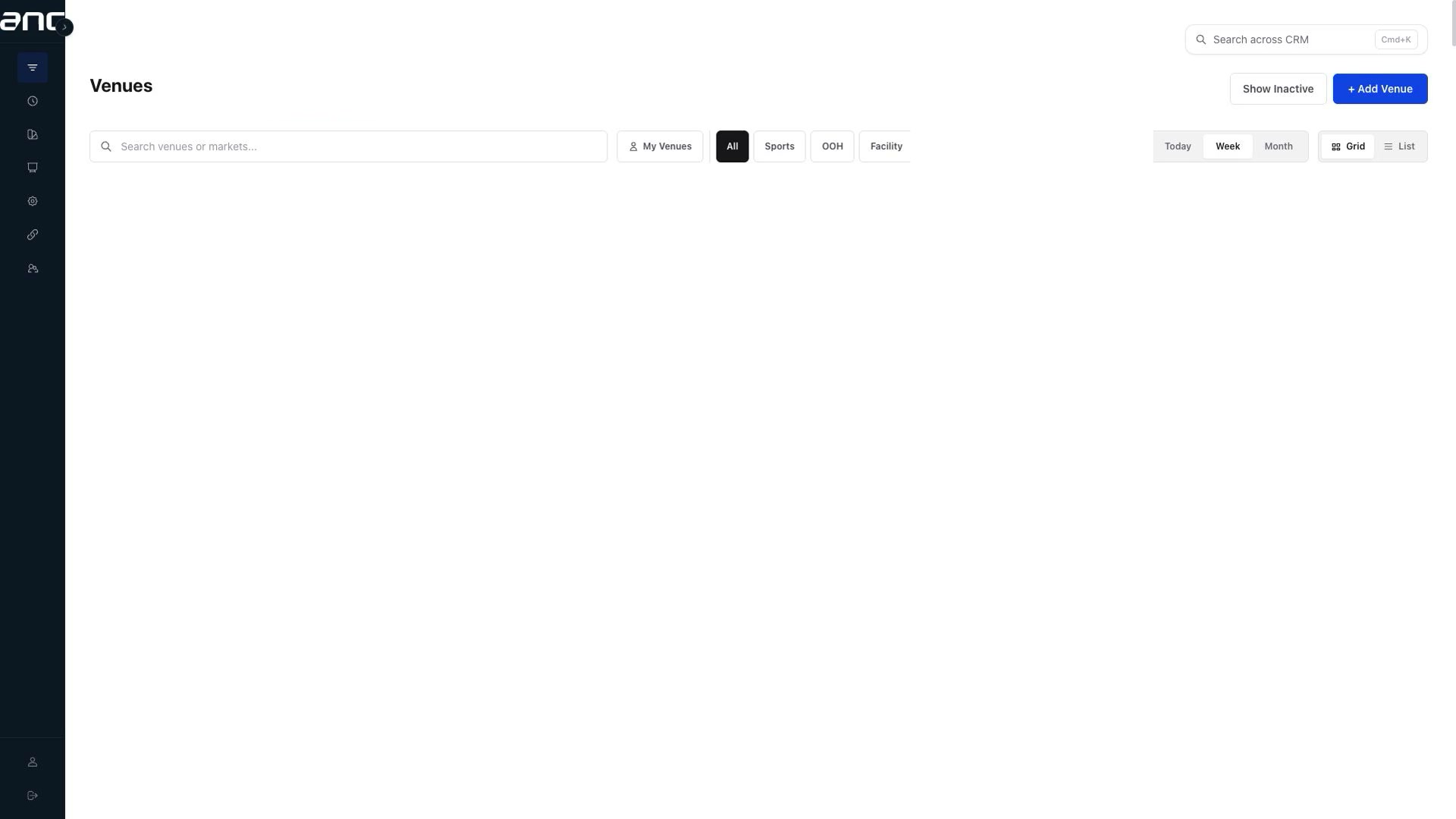 Services: Venue Directory & Live Map — End to End preview