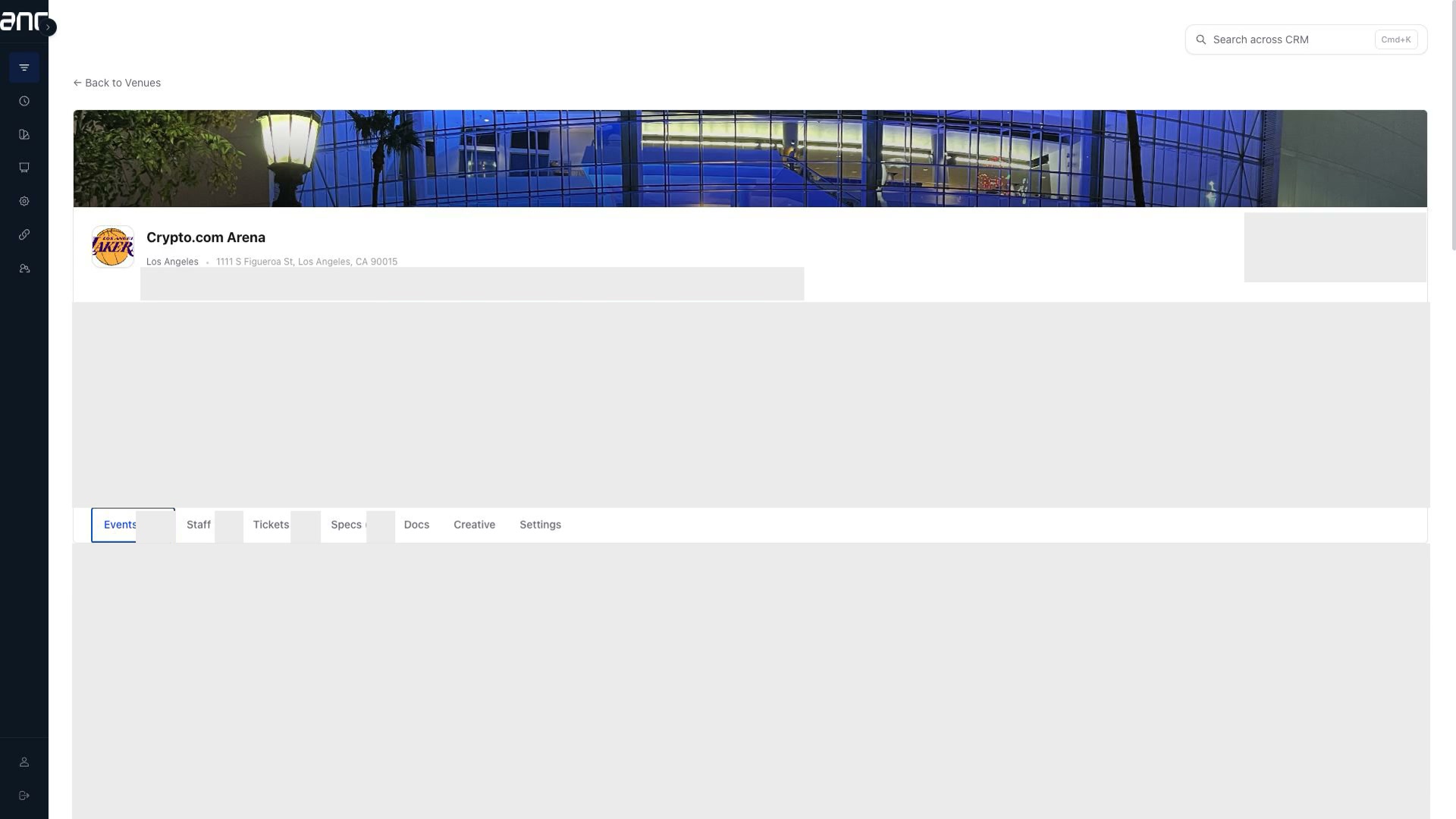 Services: Venue 360 Profile — End to End preview